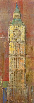 Big Ben - Modern art print on canvas - London