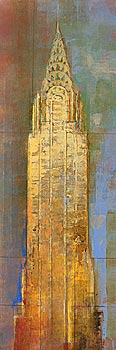 Chrysler - Modern art print on canvas
