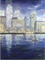 Limited Edition Modern Art Print - 'City By Night' Limited Edition Modern Art Print - 'City By Night'