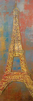 Eiffel - Modern art print on canvas - Paris