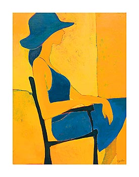 Framed Modern art print - In View Of II
