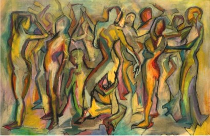Inter Exchange - Modern Limited Edition Canvas Art Print