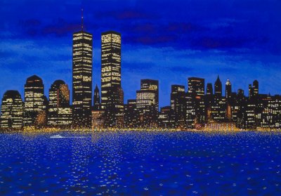 New York Skyline - Framed Limited Edition Art Print