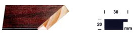 Dark Brown Solid Wood Frame